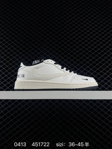 Jordan Air Jordan 1 Low Travis Scott Reverse Mocha Louis Vuitton Supreme Custom Beige White Grey Red Silver EU 36-45 Sneaker - Unisex (BS-79491)