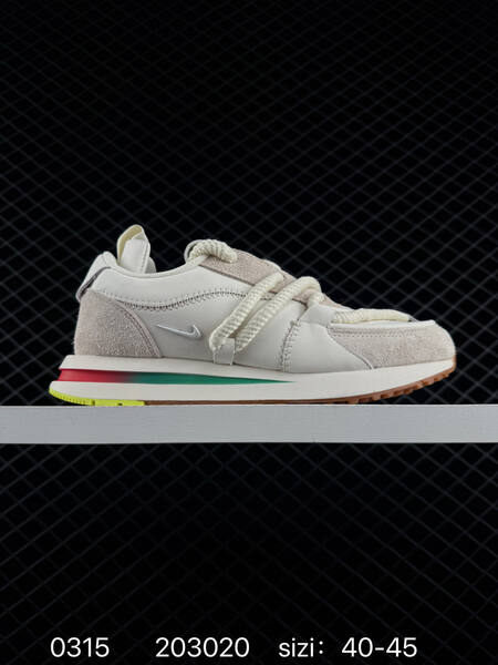 Nike Vaporwaffle Sacai black white neon green 40-45 running lifestyle