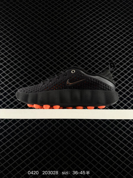 Nike Mind 002 Black Orange Grey Orange EU 36-45 half sizes available lifestyle