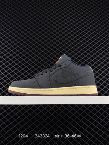 Jordan Air Jordan 1 Low DV1759 448 Dark Navy Cream Red EU 36-46 Sneaker - Unisex (BS-80111)