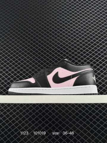 Jordan Air Jordan 1 Low Black Grey White Cream EU 36-45 Sneaker - Unisex (BS-80207)