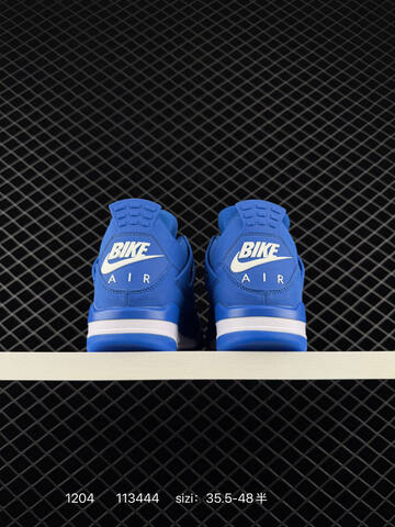 Jordan Air Jordan 4 HF4340-500 Royal Blue White EU 35 5-48 Basketball Shoe - Unisex (BS-80110)