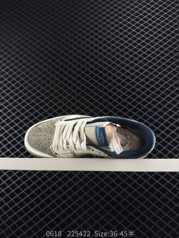 Jordan Air Jordan 1 Low Travis Scott Reverse Mocha White Grey Navy Beige EU 36-45 Sneaker - Unisex (BS-81187)
