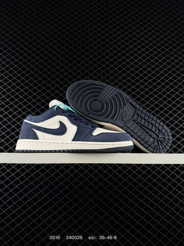 Air Jordan 1 Low Obsidian Suede AIR JORDAN 1 Aj1 Lifestyle (BS-79278)