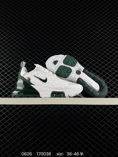 Nike Air Max 270 white dark green EU 36-46 running shoe