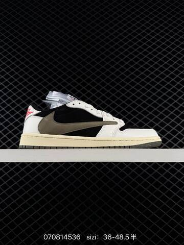 Travis Scott x Air Jordan 1 Low OG Canary Yellow 7 0 AIR JORDAN 1 Aj1 Lifestyle (BS-79008)