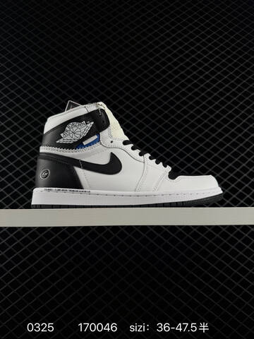 Jordan Air Jordan 1 High OG Fragment Union White Black Blue EU 36-47 5 Basketball Shoe - Unisex (BS-79606)