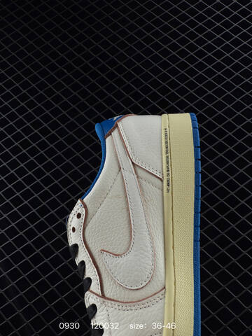 Jordan Air Jordan 1 Low OG SP Military Blue White Blue Cream Black Brown EU 36-46 Sneaker - Unisex (BS-80600)