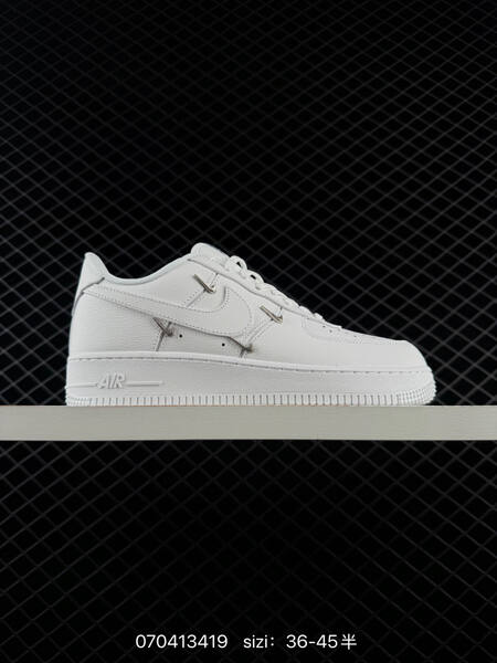 Nike Air Force 1 07 LV8 FB8971 005 white black silver EU 36-45 lifestyle