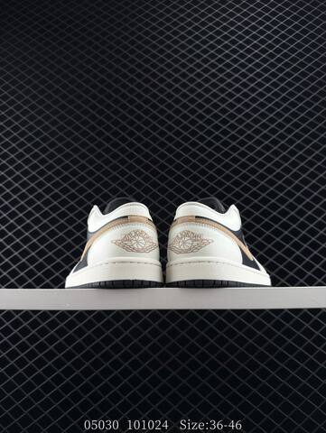 Jordan Air Jordan 1 Low Off White Black Light Brown EU 36-46 Sneaker - Unisex (BS-81280)