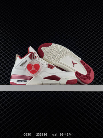 Air Jordan 4 Retro Sierra Red WMNS AIR JORDAN 4 Aj4 Lifestyle (BS-79202)