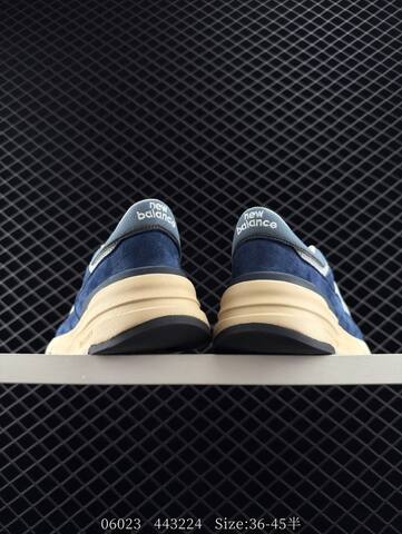 New Balance 997R Navy Blue Light Blue Cream White Grey EU 36-45 Sneaker - Unisex (BS-83259)