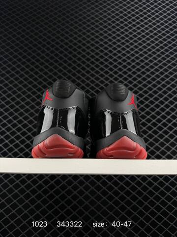 Jordan Air Jordan 11 Retro Black Red EU 40-47 Basketball Shoe - Men's (BS-80457)