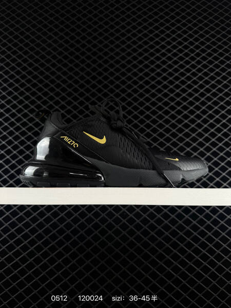 Nike Air Max 270 black white gold red EU 36-45 running