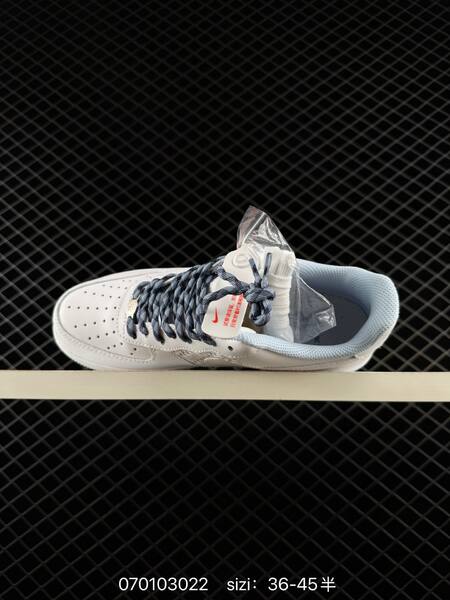 Nike Air Force 1 Low white light blue dark blue EU 36-45 lifestyle