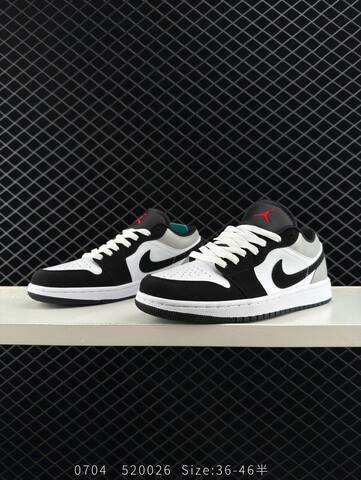 Jordan Air Jordan 1 Low HF3188-106 White Black Grey Red Teal EU 36-46 Sneaker - Unisex (BS-81104)
