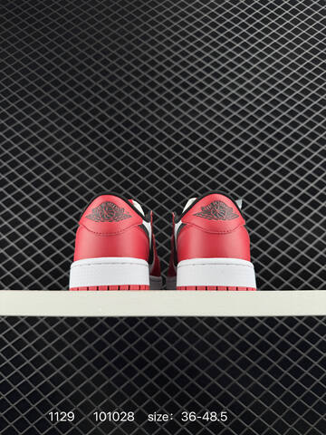Jordan Air Jordan 1 Low White Red Black EU 36-48 5 Basketball Shoe - Unisex (BS-80160)