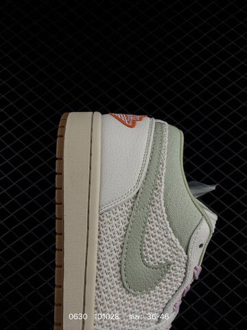 Nike Air Jordan 1 Low AIR JORDAN II0569-100 ID 101028 Size 36 45B Lifestyle - Women's (BS-79055)