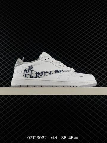 Fragment x Travis Scott x Air Jordan 1 Low Lifestyle (BS-78989)