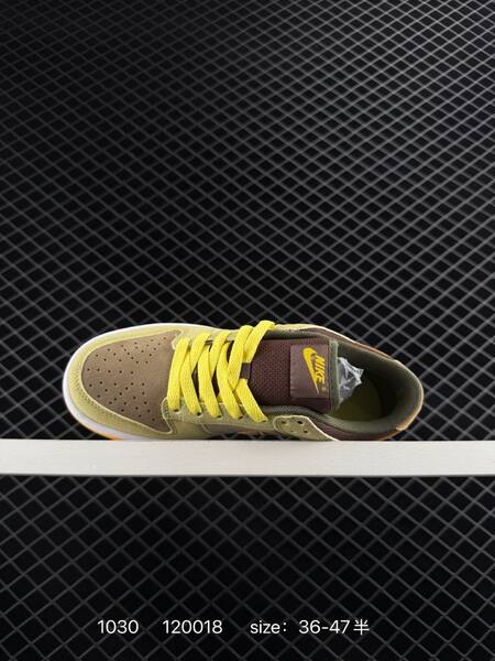 Nike SB Dunk Low olive green brown tan yellow EU 36-47 skate lifestyle