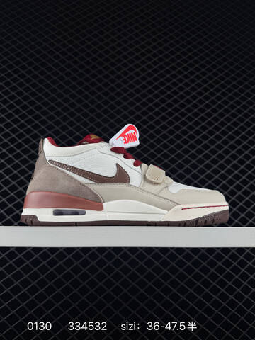 Jordan Air Jordan Legacy 312 Low White Beige Brown Red EU 36-47 5 Basketball Shoe - Unisex (BS-79738)