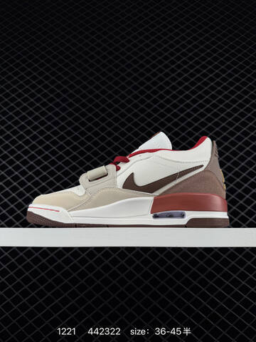 Jordan Air Jordan Legacy 312 White Beige Brown Red EU 36-45 Basketball Shoe - Unisex (BS-80012)