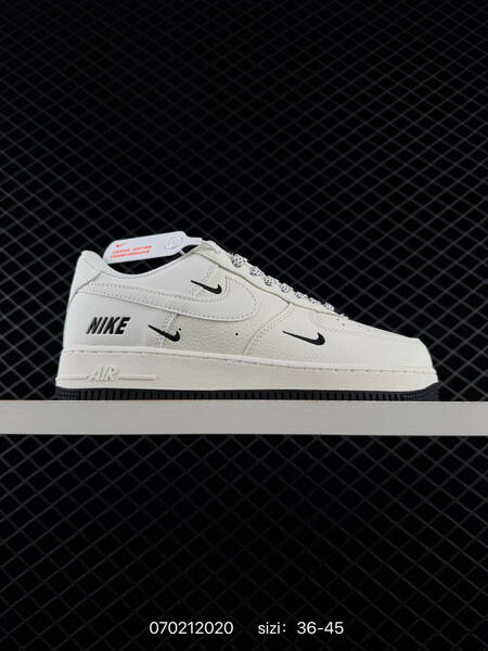 Nike Air Force 1 off white black brown gum EU 36-45 casual