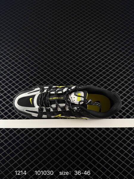 Nike P-6000 Black Silver Volt EU 36-46 running lifestyle