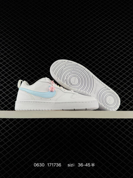 Nike Court Borough Low 2 white light blue pink EU 36-45 skate shoe