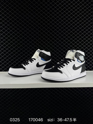 Jordan Air Jordan 1 High OG Fragment Union White Black Blue EU 36-47 5 Basketball Shoe - Unisex (BS-79606)