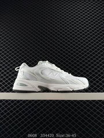 New Balance MR530 White Silver Black EU 36-45 Running Shoe - Unisex (BS-83333)