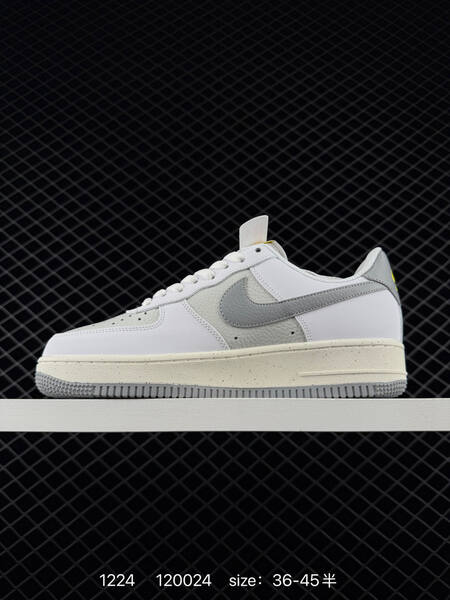 Nike Air Force 1 07 White Grey Volt Yellow EU 36-45 5 lifestyle