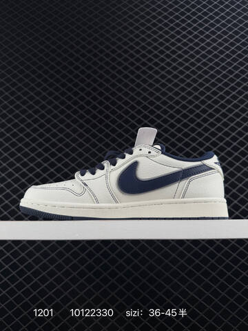 Jordan Air Jordan 1 Low Travis Scott Reverse Mocha Sail Navy Grey Red EU 36-45 Sneaker - Unisex (BS-80137)