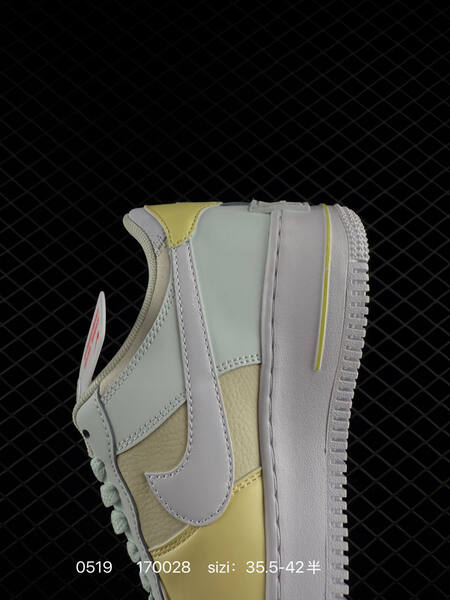 Nike Air Force 1 Shadow white pale yellow mint cream EU 35 5-42 lifestyle