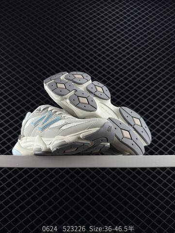 New Balance 9060 Light Grey Off White Light Blue EU 36-46 5 Sneaker - Unisex (BS-83248)