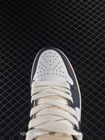 Jordan Air Jordan 1 Low White Navy Red Sail EU 36-46 Sneaker - Unisex (BS-80503)