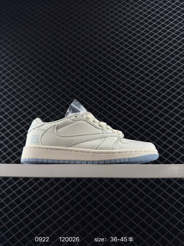 Jordan Travis Scott x Air Jordan 1 Low Reverse Mocha Supreme Brown Beige White Pink Gray EU 36-45 Sneaker - Unisex (BS-80656)