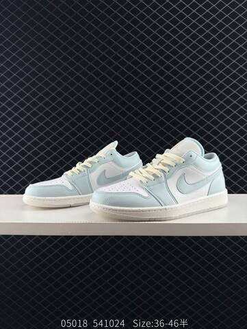 Jordan Air Jordan 1 Low SE White Light Blue Cream EU 36-46 Sneaker - Unisex (BS-81345)