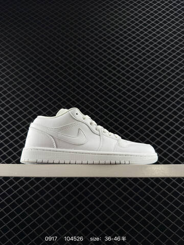 Jordan Air Jordan 1 Low White Yellow Black EU 36-46 Sneaker - Unisex (BS-80691)