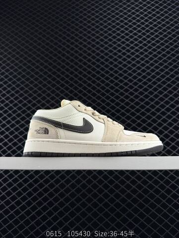 Jordan Air Jordan 1 Low Black Cream Light Grey EU 36-45 Sneaker - Unisex (BS-81205)