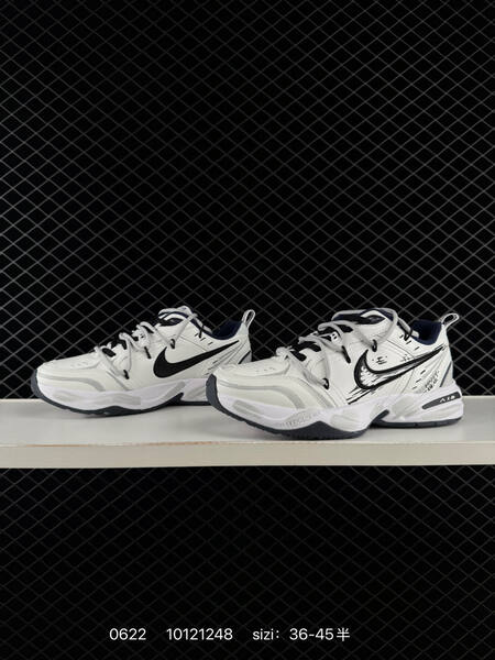 Nike Air Monarch IV white black grey EU 36-45 training shoe