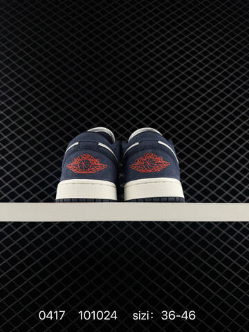 Air Jordan 1 Low Obsidian Suede AIR JORDAN 1 Aj1 Lifestyle (BS-79462)