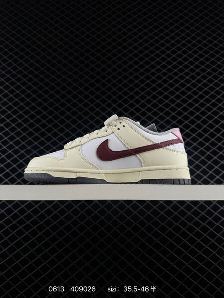 Nike Dunk Low cream white dark red pink black EU 35 5-46 skate