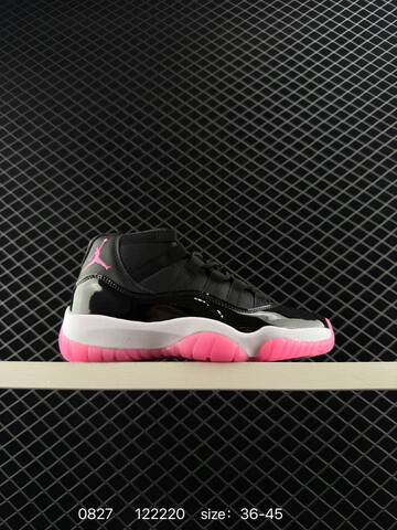 Jordan Air Jordan 11 Black White Pink EU 36-45 Basketball Shoe - Unisex (BS-80823)