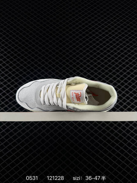 Nike Air Max 1 white grey cream orange EU 36-47 lifestyle