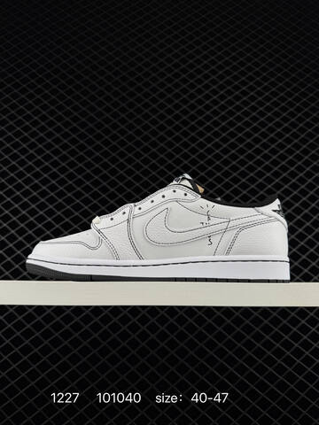 Jordan Air Jordan 1 Low OG Fragment Design x Travis Scott Off White Black Cream Red EU 40-47 Sneaker - Men's (BS-79976)