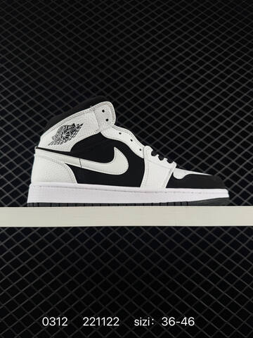 Jordan Air Jordan 1 Mid Purple Yellow White Black EU 36-46 Basketball Shoe - Unisex (BS-79673)