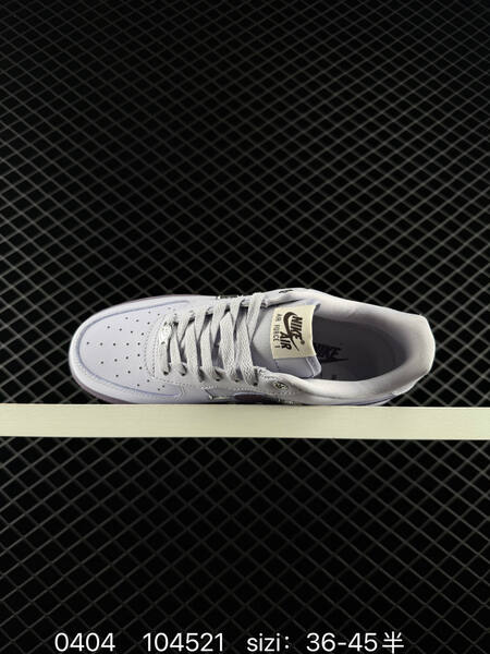 Nike Air Force 1 white light purple silver EU 36-45 lifestyle