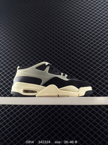 Jordan Air Jordan 4 RM White Black Red Sail Brown Cream EU 36-46 Basketball Shoe - Unisex (BS-80716)