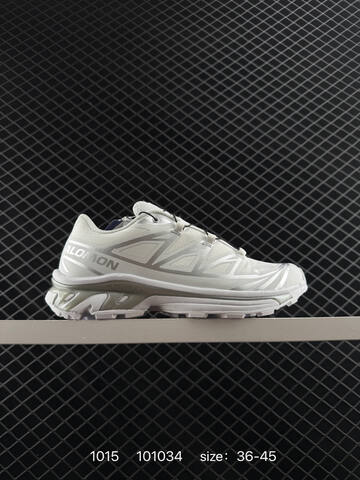 Salomon XT-6 GTX White Silver Grey EU 36-45 Trail Shoe Trail Running Sneakers - Unisex (BS-85958)